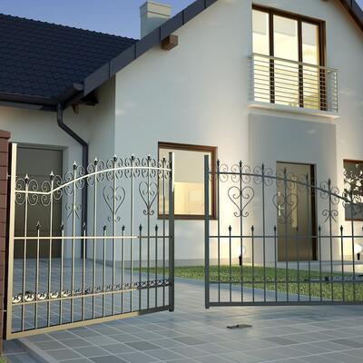 Gartentor aus Metall